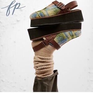 Free people Astrid platform mule in stargazer mix